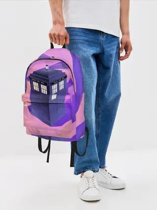 Рюкзак джинсовый / ТАРДИС
