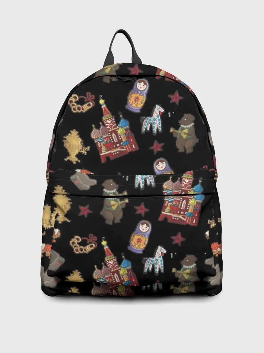 Рюкзак джинсовый / Москва символика