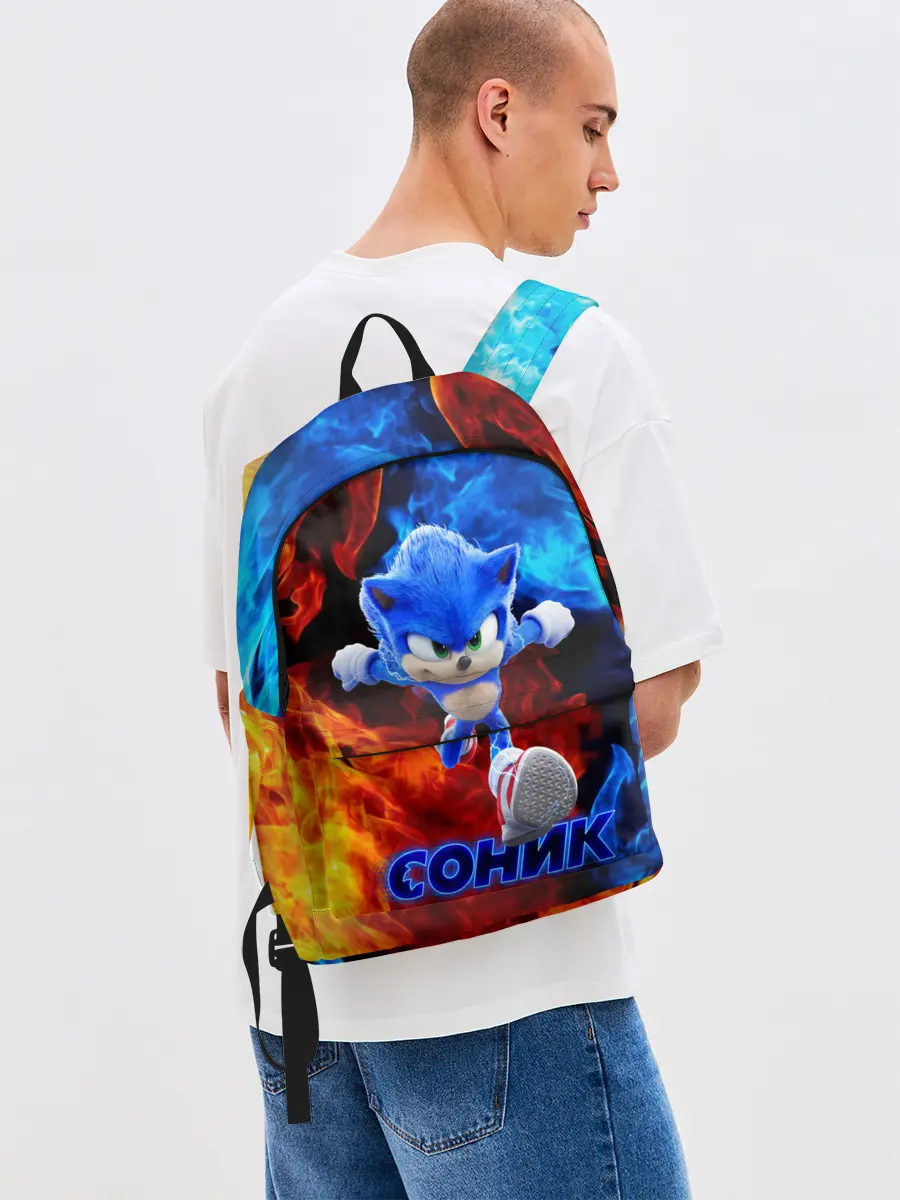 Рюкзак джинсовый / SONIC