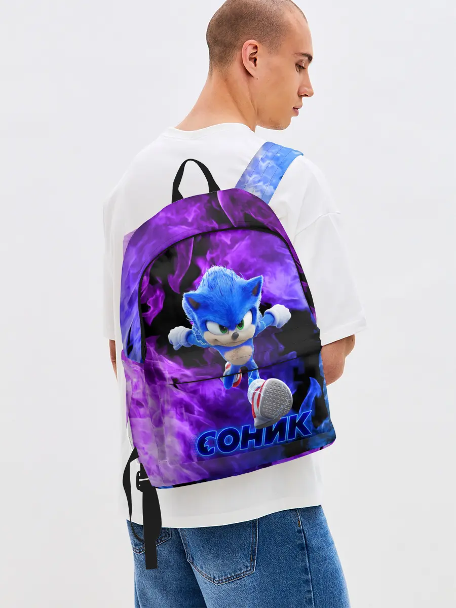 Рюкзак джинсовый / SONIC