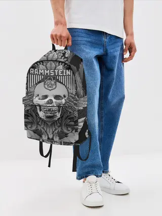 Рюкзак джинсовый / Rammstein