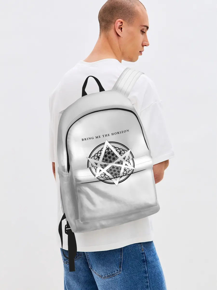 Рюкзак джинсовый / Bring Me the Horizon