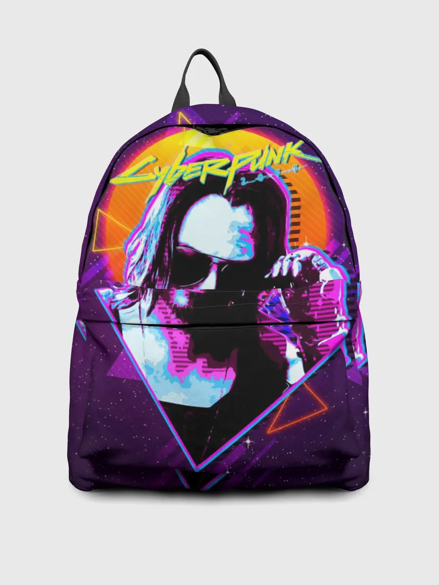 Рюкзак джинсовый / Киану Ривз Cyberpunk 2077