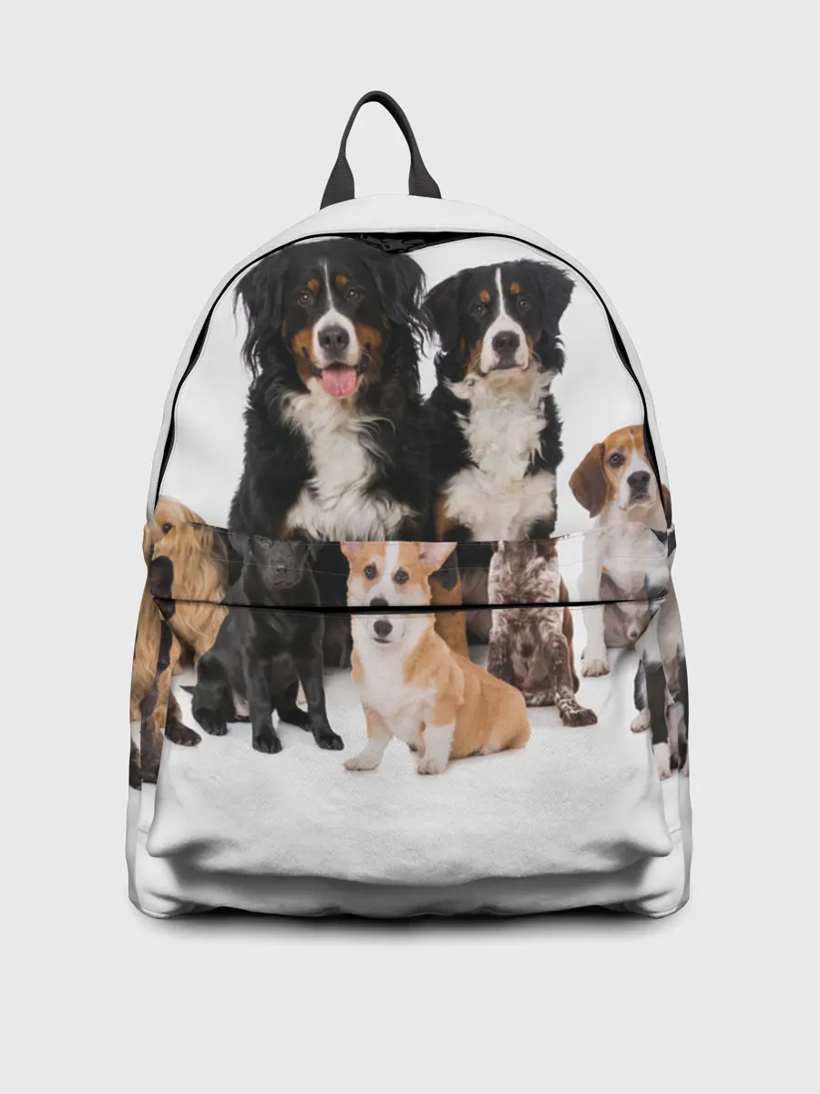 Рюкзак джинсовый / Породистые собаки