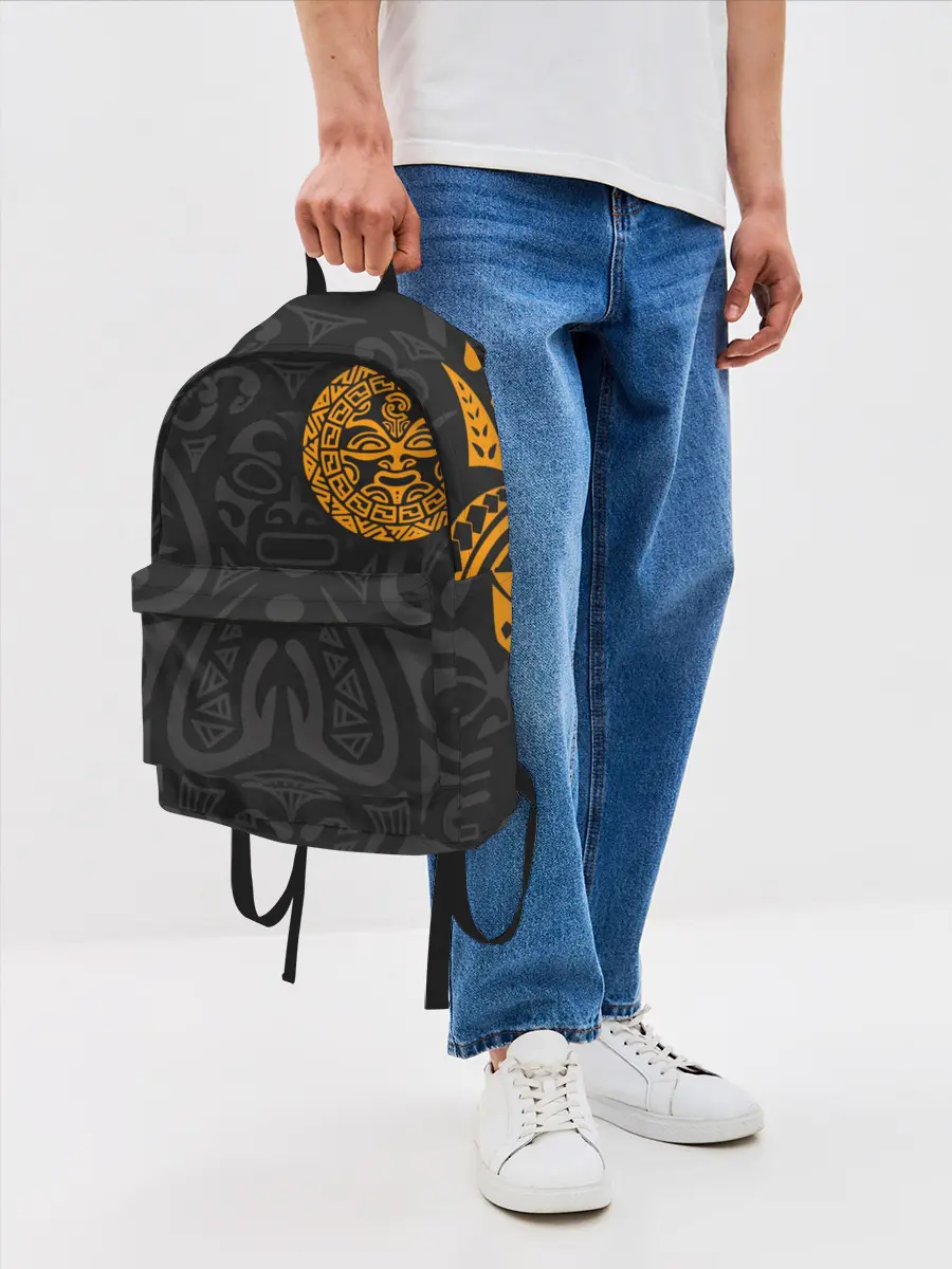 Рюкзак джинсовый / Polynesian tattoo