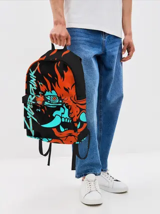 Рюкзак джинсовый / Cyberpunk 2077