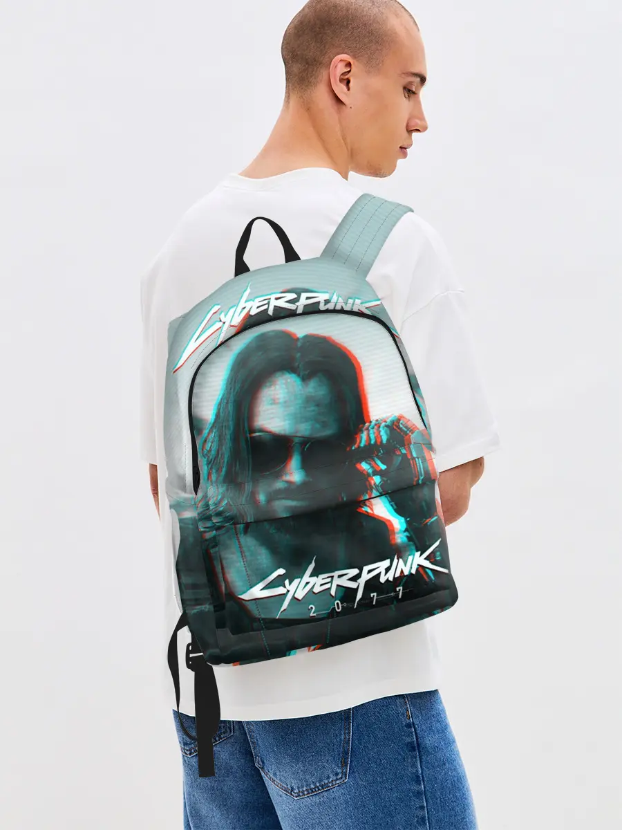 Рюкзак джинсовый / Cyberpunk 2077