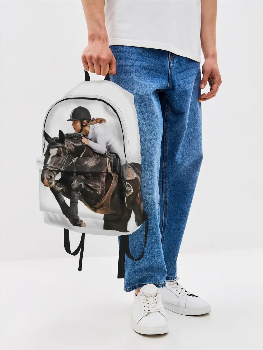 Рюкзак джинсовый / Наездница