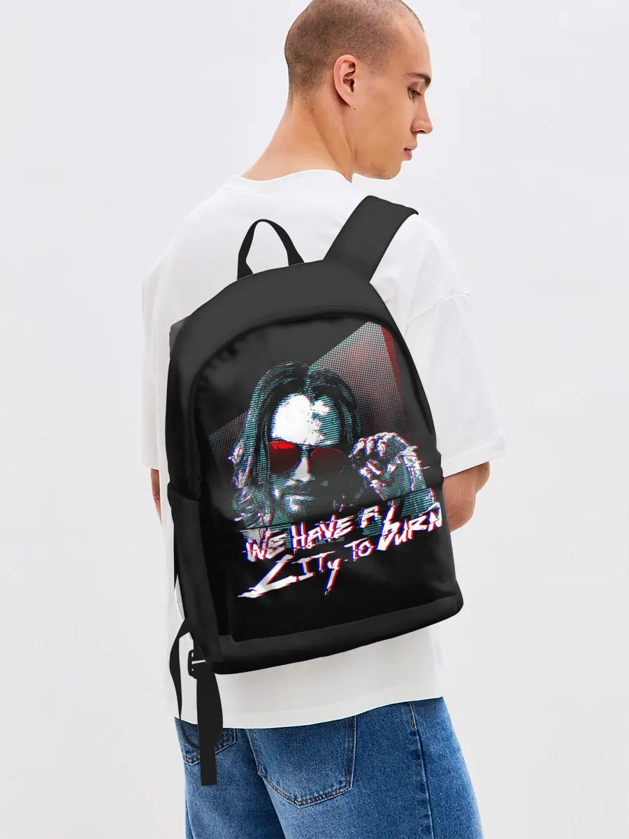 Рюкзак джинсовый / Cyberpunk 2077