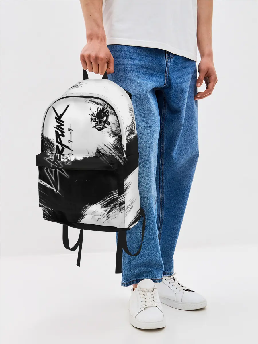 Рюкзак джинсовый / Cyberpunk 2077