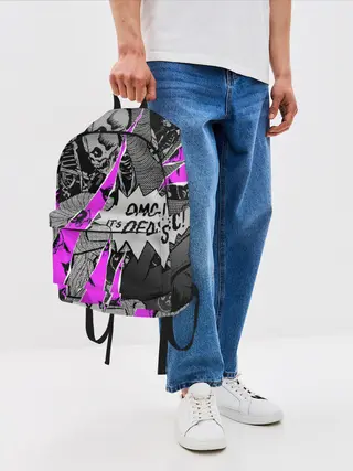 Рюкзак джинсовый / DEDSEC