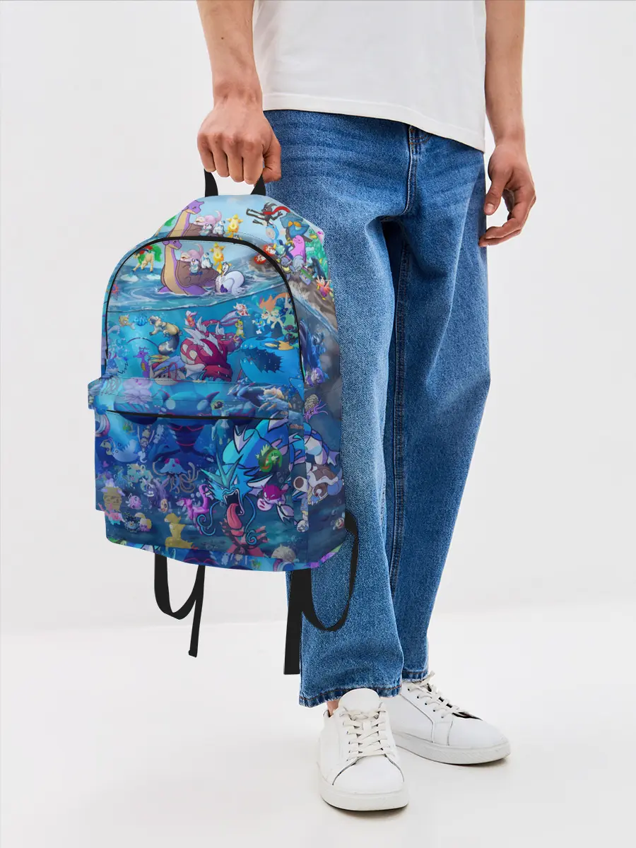 Рюкзак джинсовый / Покемон 2000