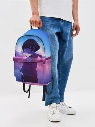 Рюкзак джинсовый / Anime Sunset