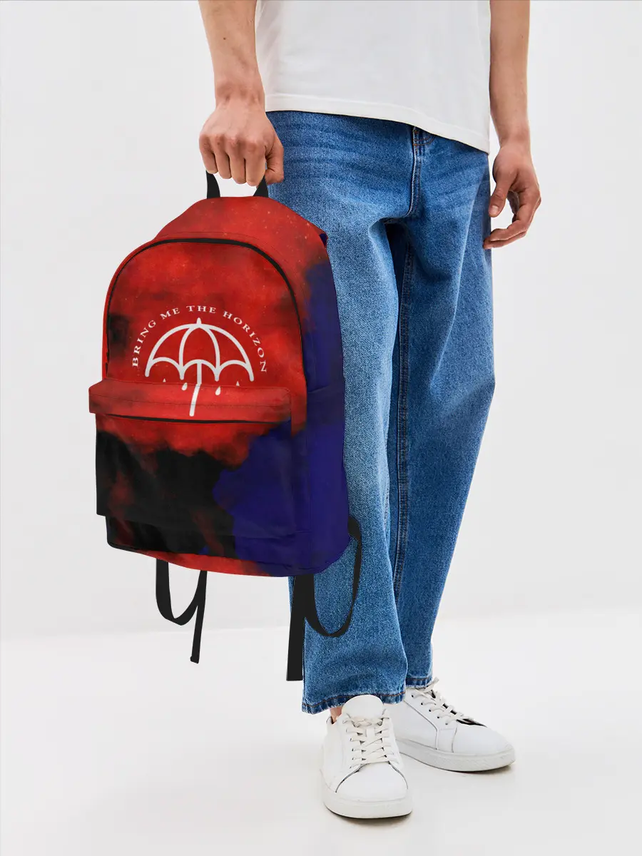 Рюкзак джинсовый / Bring Me the Horizon