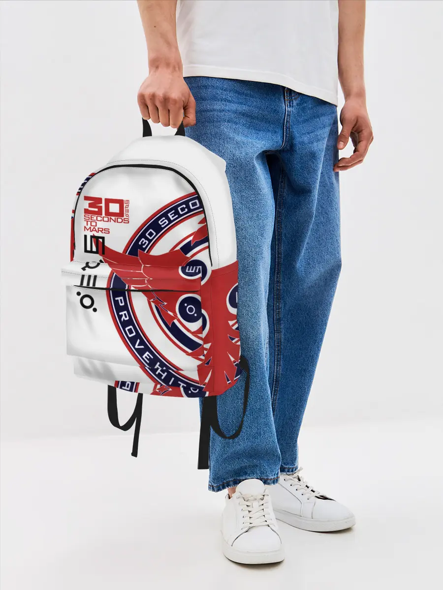 Рюкзак джинсовый / 30 Seconds to Mars