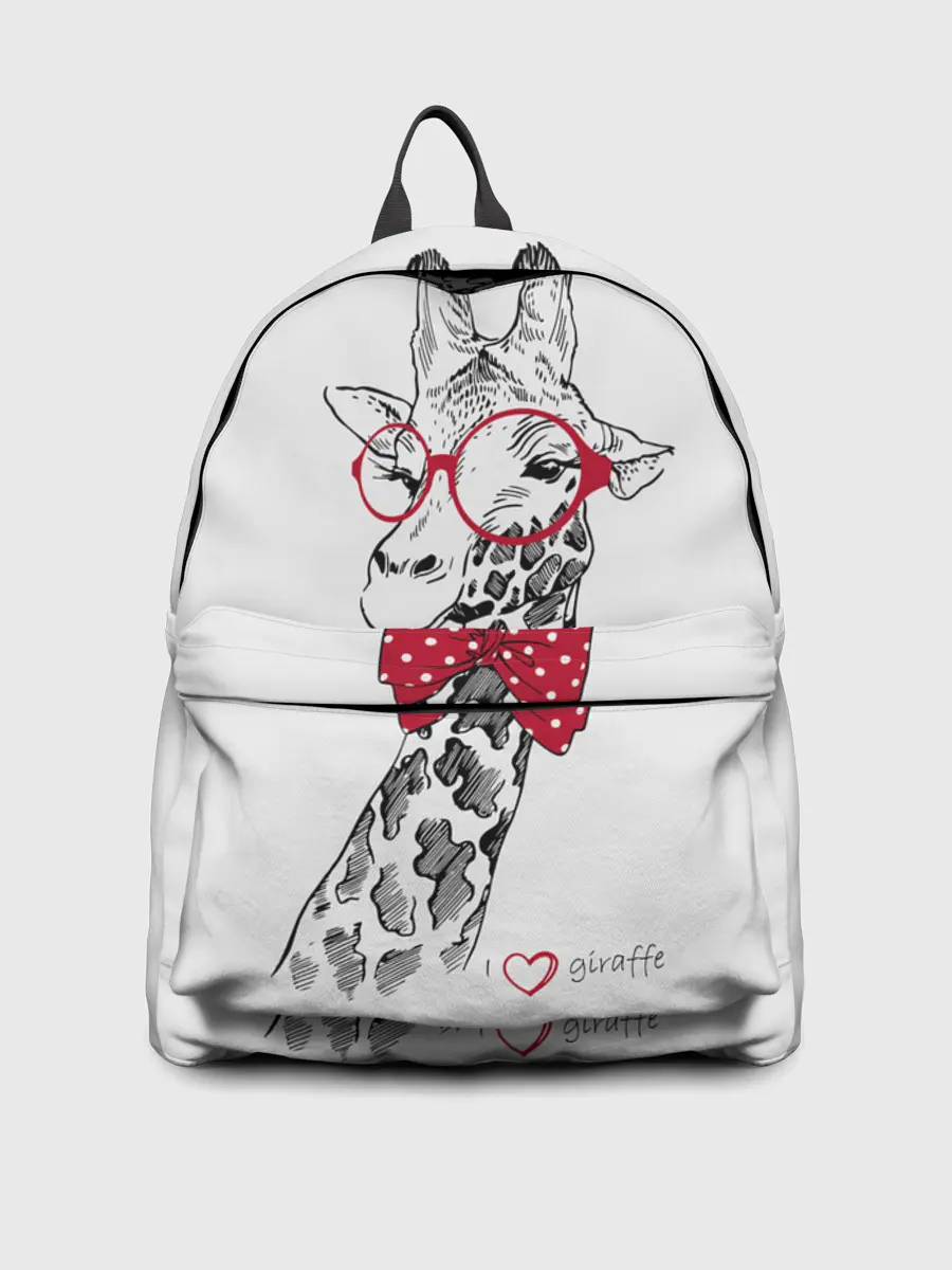 Рюкзак джинсовый / Жираф