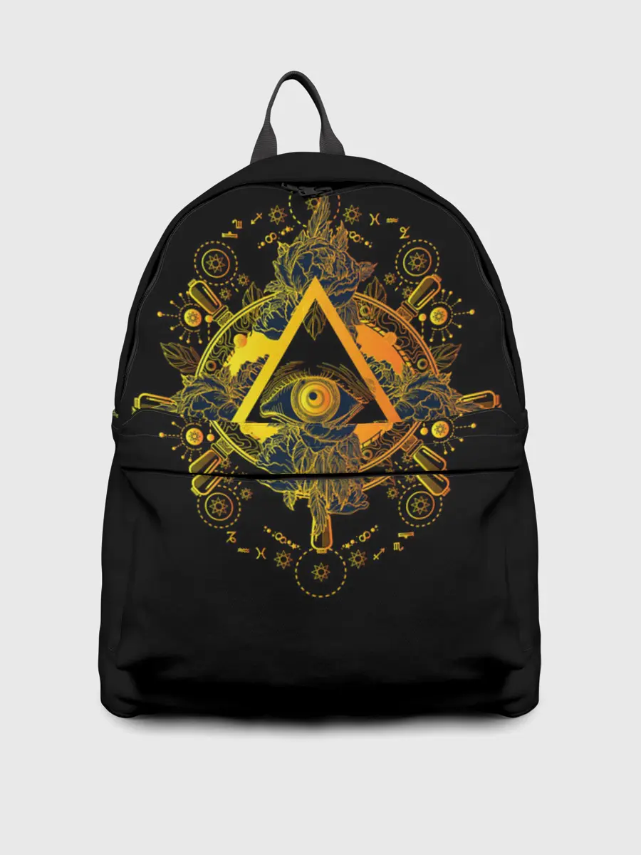 Рюкзак джинсовый / Всевидящее око