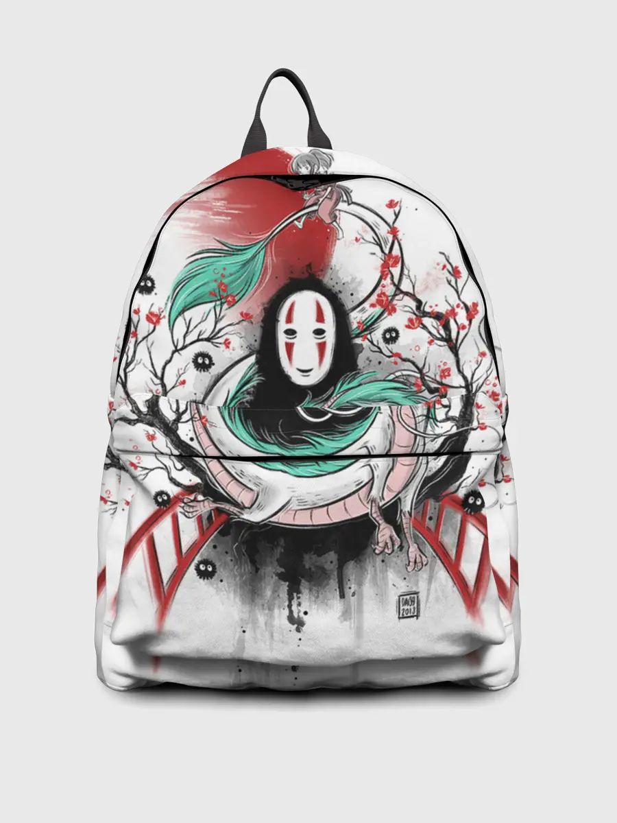 Рюкзак джинсовый / Хаку обвивает Каонаси