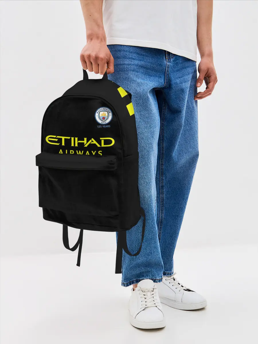 Рюкзак джинсовый / Manchester City away 19-20