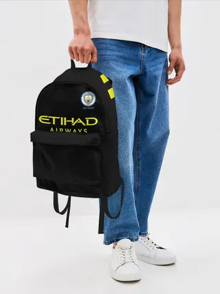Рюкзак джинсовый / Manchester City away 19-20