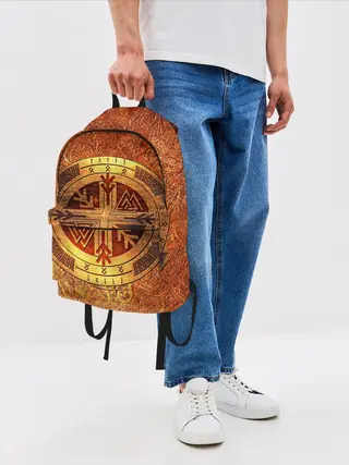 Рюкзак джинсовый / Кельтские узоры