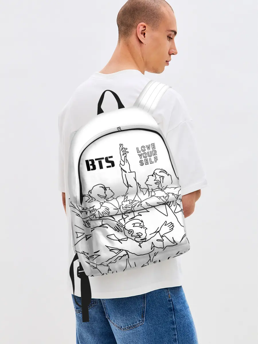 Рюкзак джинсовый / BTS