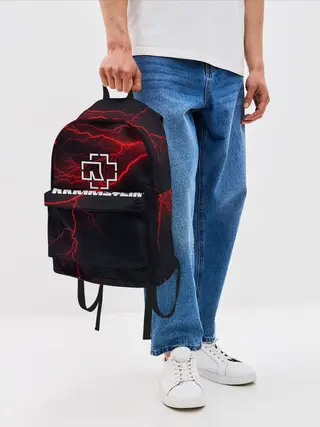 Рюкзак джинсовый / Rammstein.