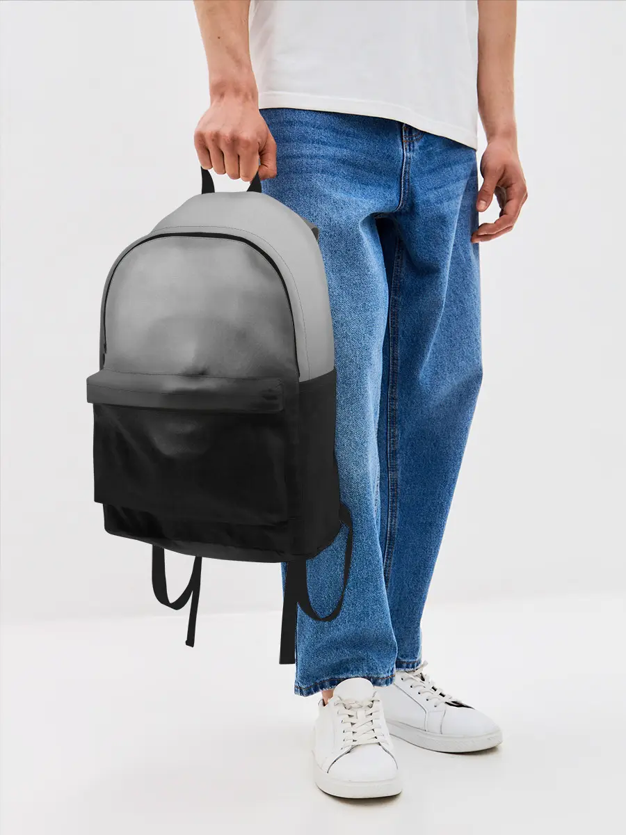 Рюкзак джинсовый / Кричащее Лицо Внутри