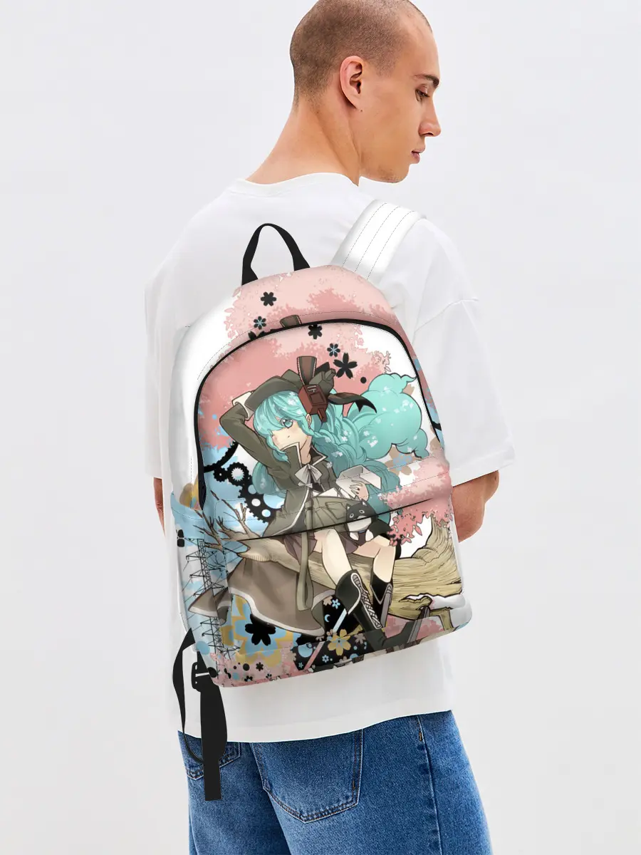 Рюкзак джинсовый / Мику Хацунэ