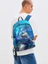 Рюкзак джинсовый / Подводная Хацуне Мику
