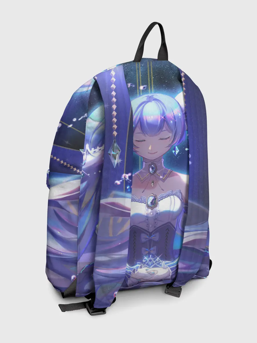 Рюкзак джинсовый / Хатцуне Мику медитирует