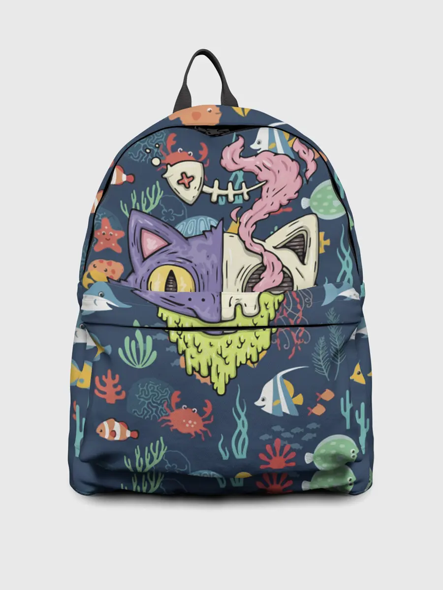 Рюкзак джинсовый / Завтрак