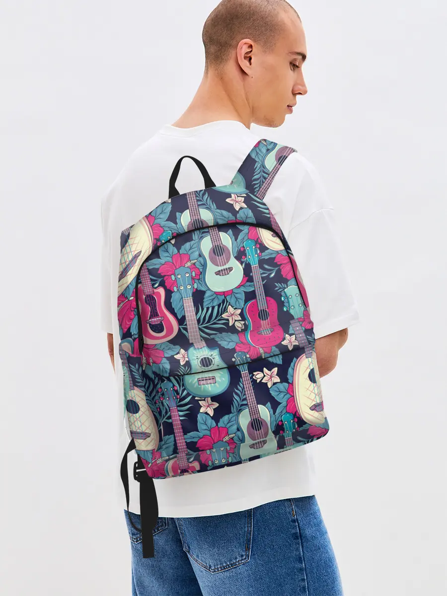 Рюкзак джинсовый / Укулеле фруктовые