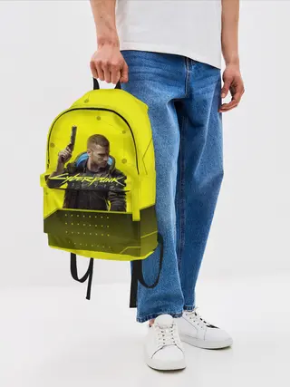 Рюкзак джинсовый / CYBERPUNK 2077