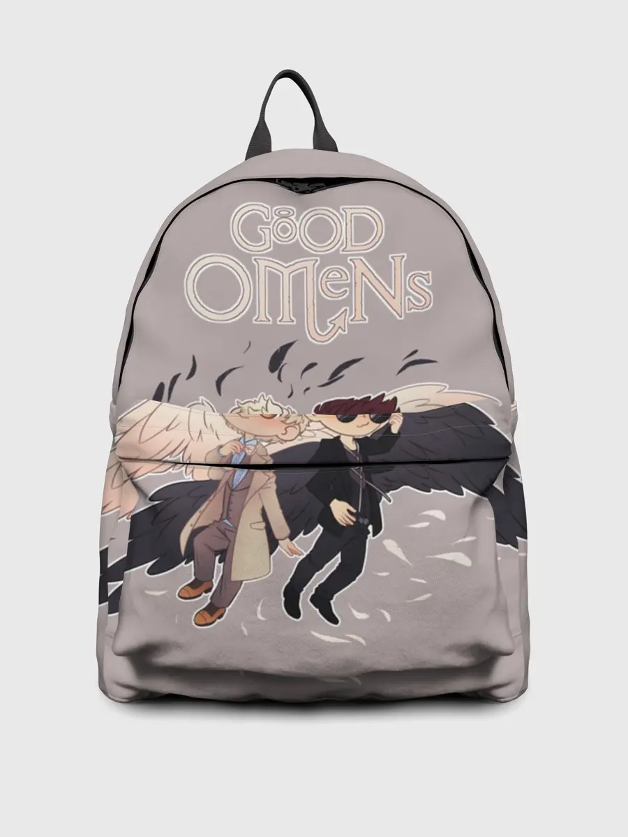 Рюкзак джинсовый / Good Omens