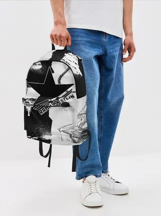 Рюкзак джинсовый / Rammstein
