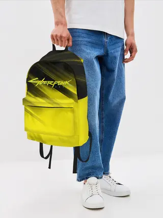 Рюкзак джинсовый / Cyberpunk 2077