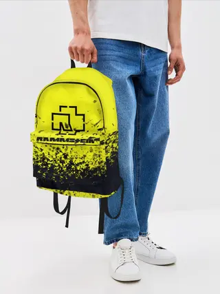 Рюкзак джинсовый / Rammstein.