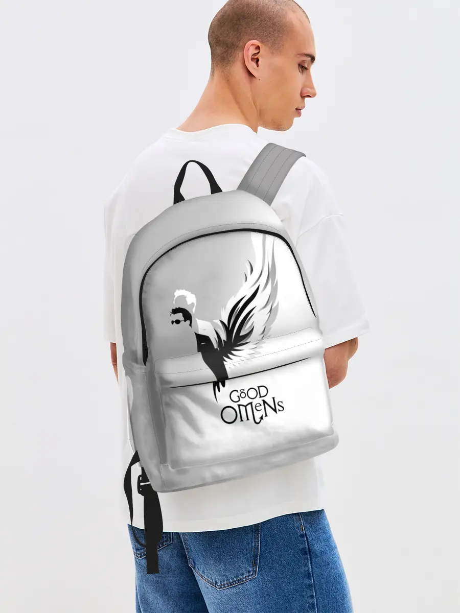 Рюкзак джинсовый / Good Omens