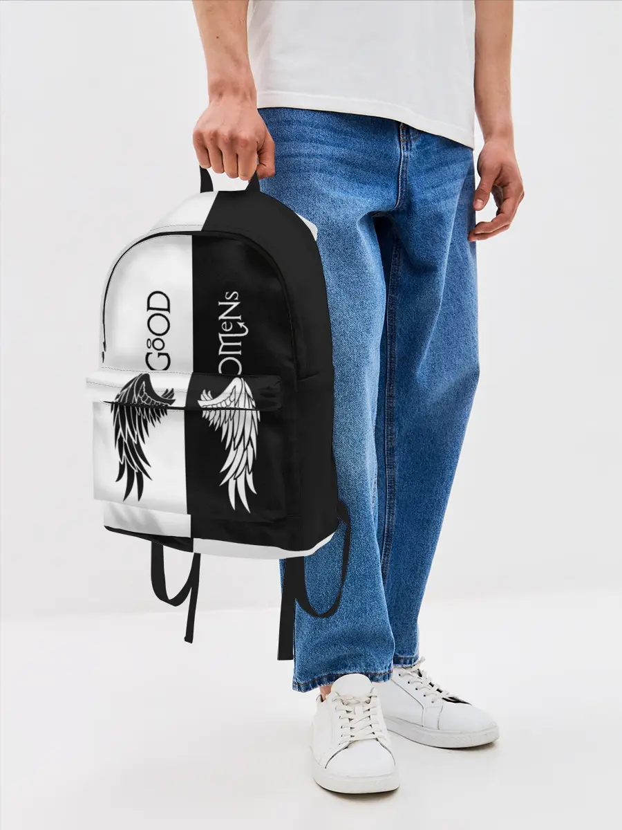 Рюкзак джинсовый / GOOD OMENS