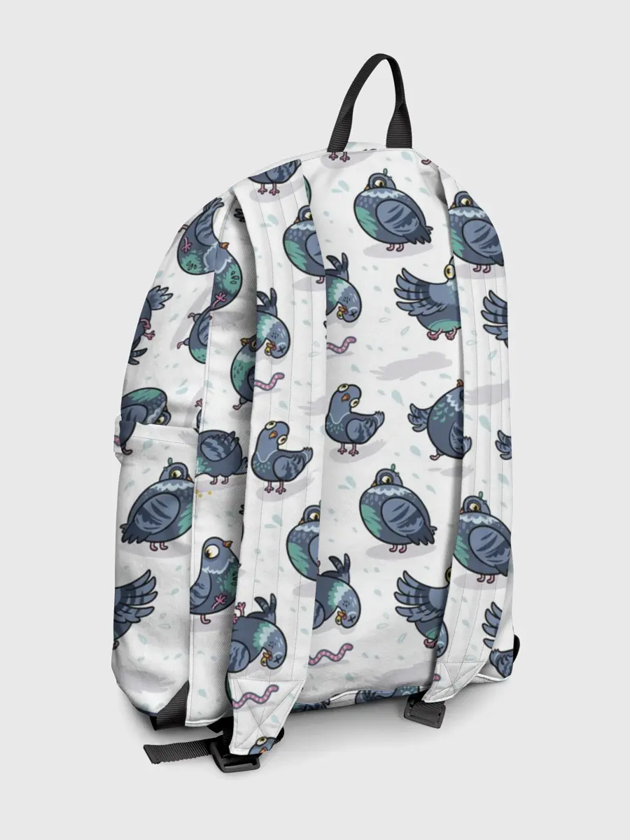 Рюкзак джинсовый / Голуби