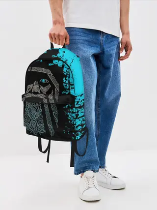 Рюкзак джинсовый / Один