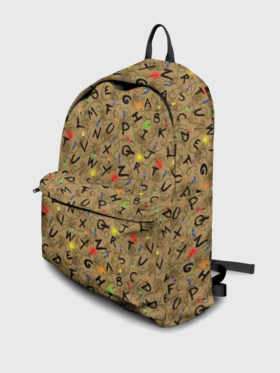 Рюкзак джинсовый / STRANGER THINGS PATTERN
