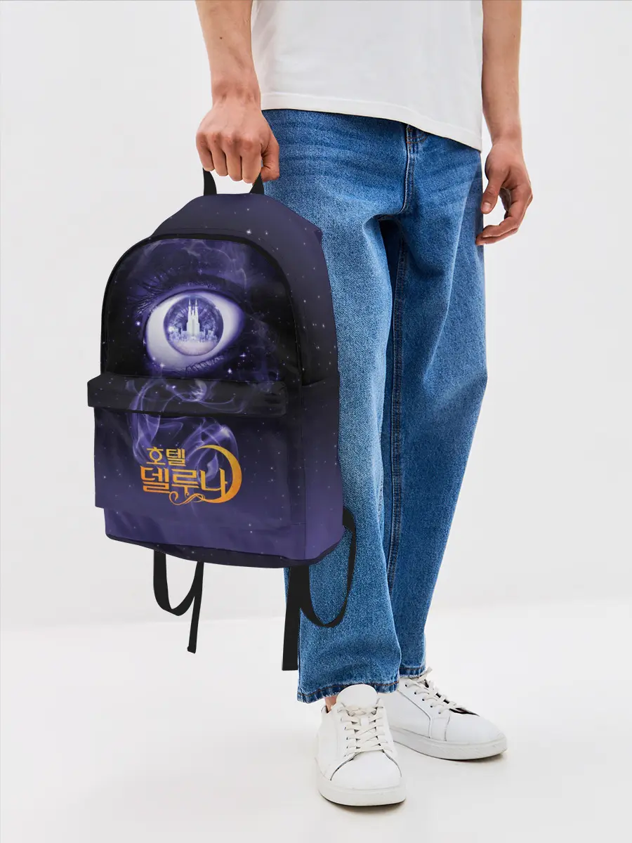 Рюкзак джинсовый / Глаз Отель Дель Луна