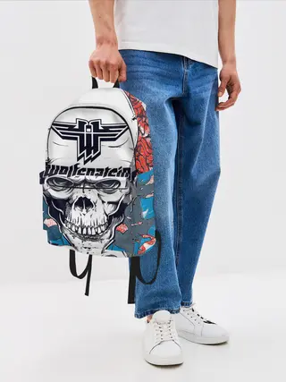 Рюкзак джинсовый / Wolfenstein