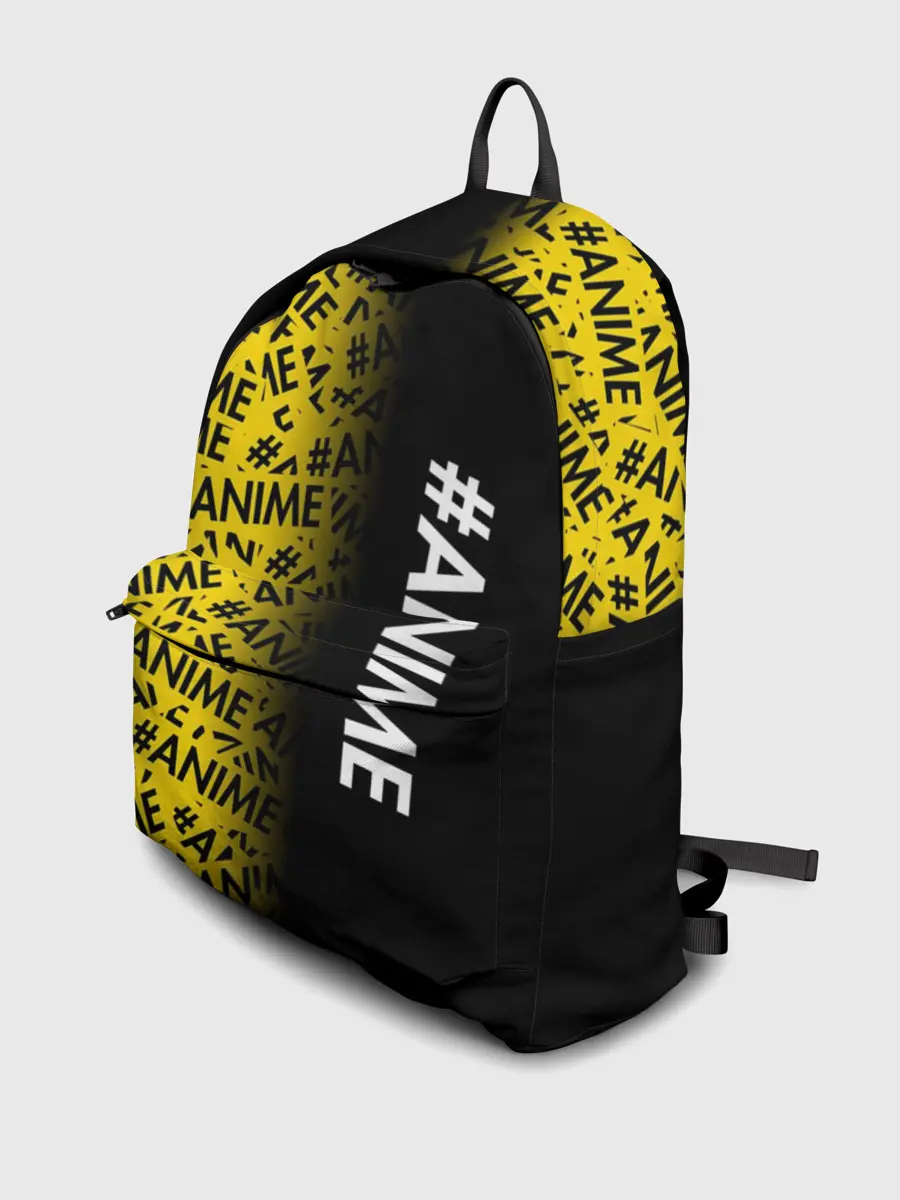 Рюкзак джинсовый / ANIME pattern text