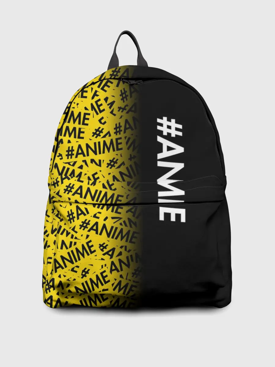 Рюкзак джинсовый / ANIME pattern text