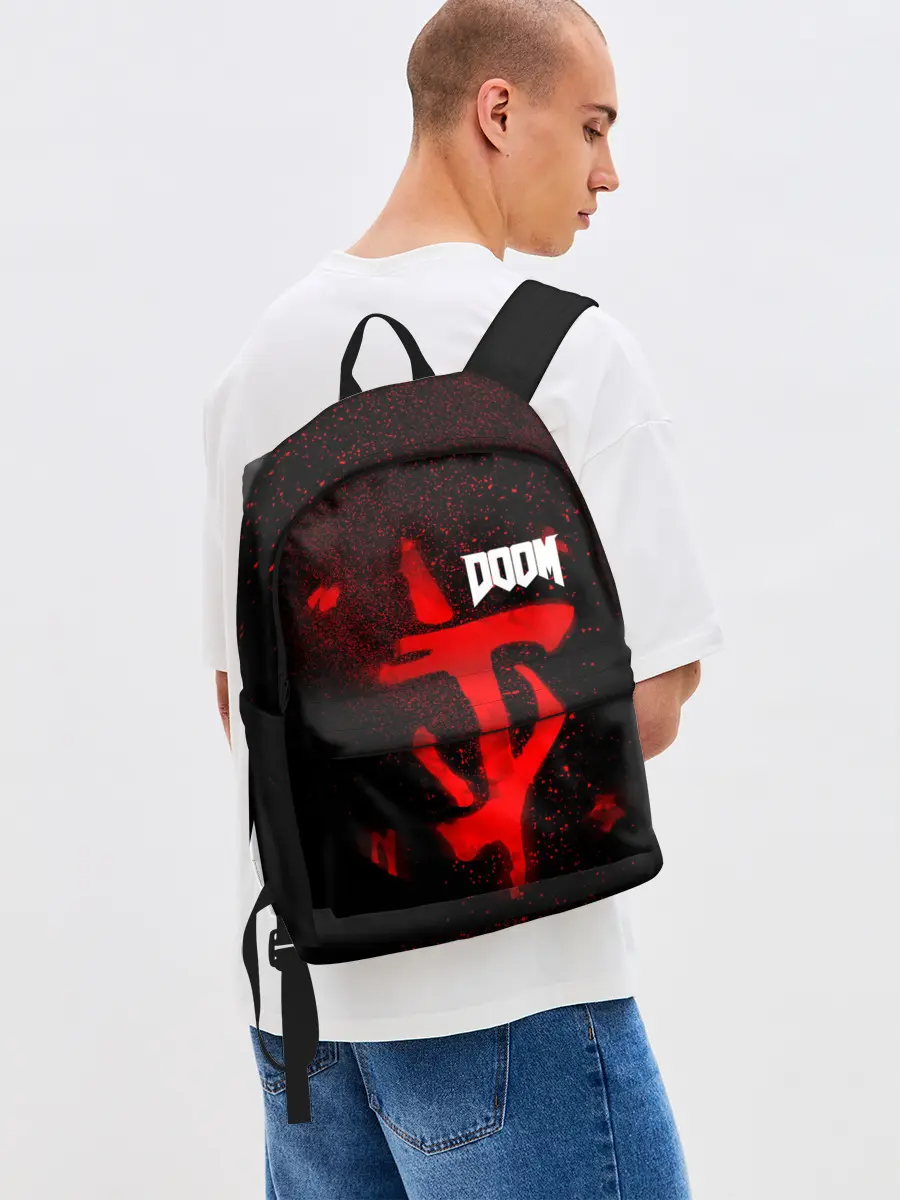 Рюкзак джинсовый / DOOM