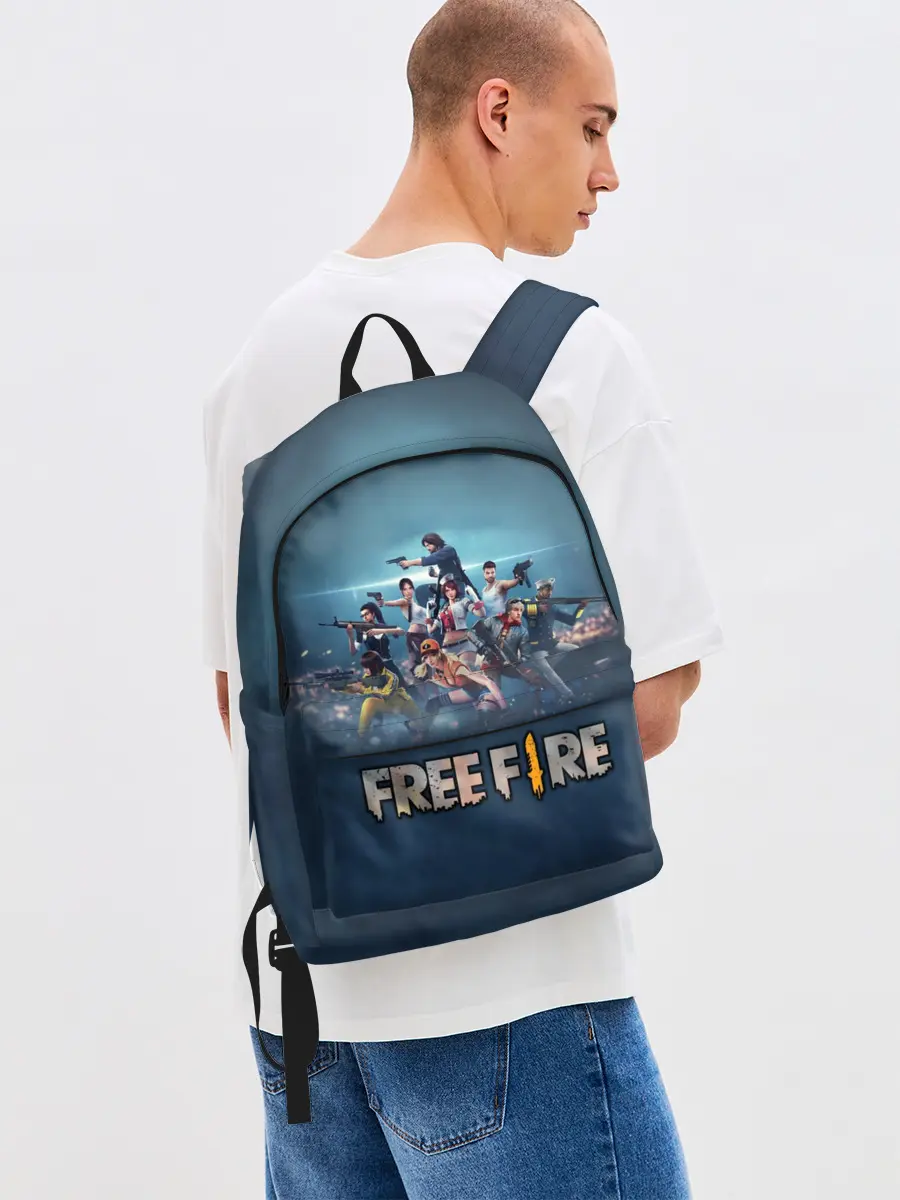 Рюкзак джинсовый / Free Fire