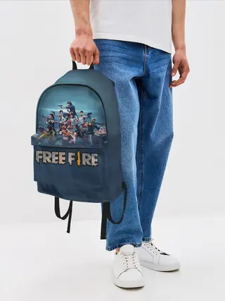 Рюкзак джинсовый / Free Fire